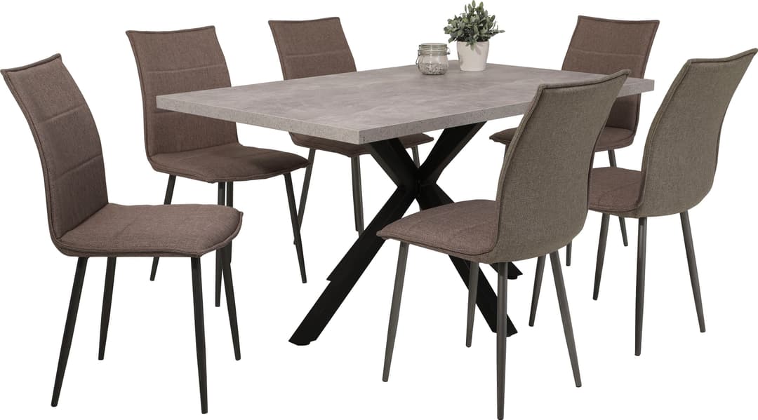 Hela Esstisch Cleo I T | Grau