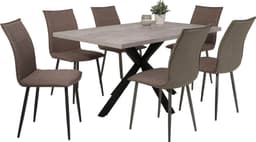 Hela Esstisch Cleo I T | Grau