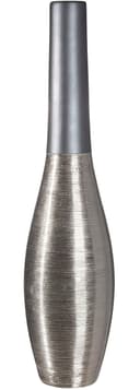 GILDE Bodenvase Kegel London | Grau