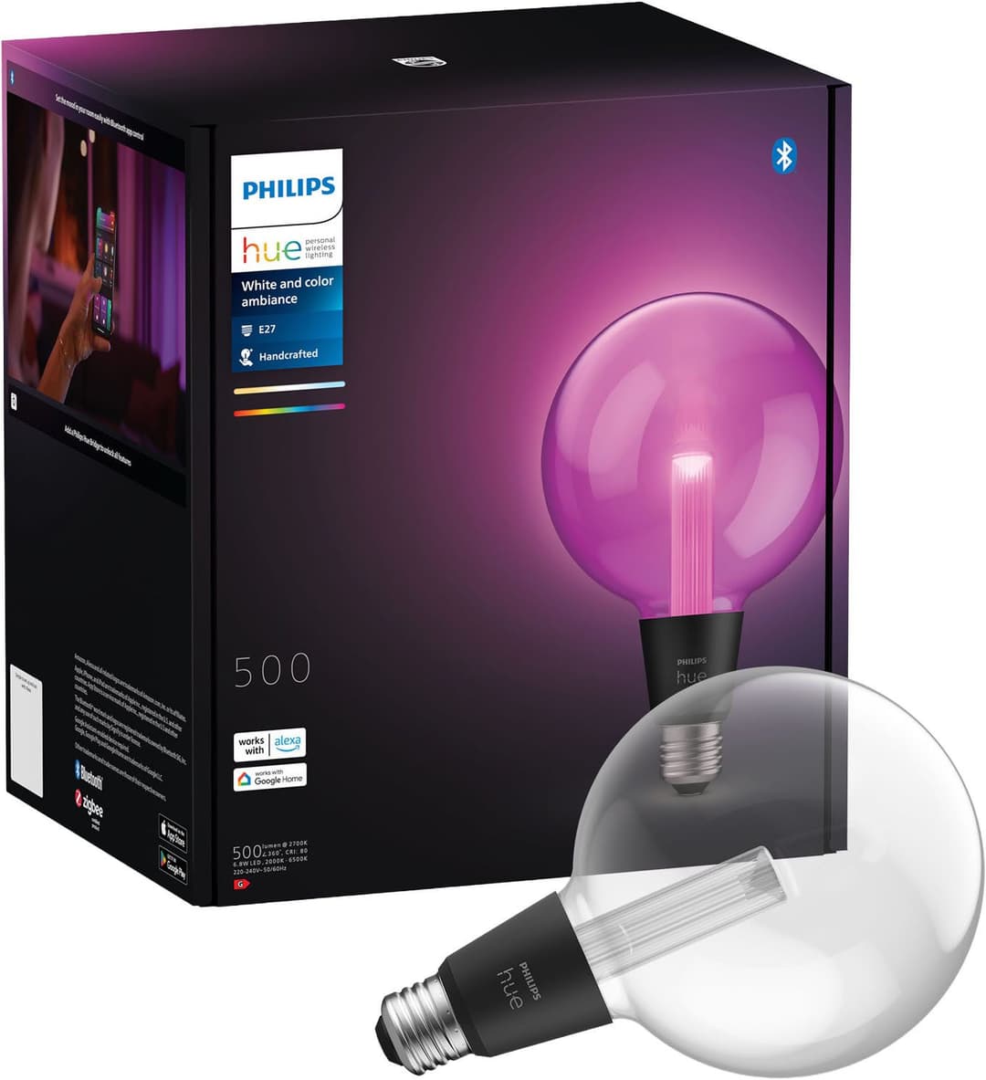 Philips Hue LED-Leuchtmittel White and Color Ambiance Lightguide
