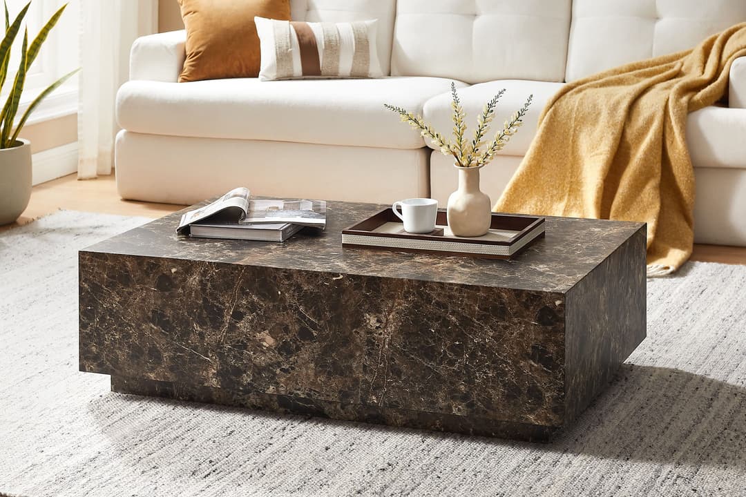 SalesFever Couchtisch Almeria | Braun
