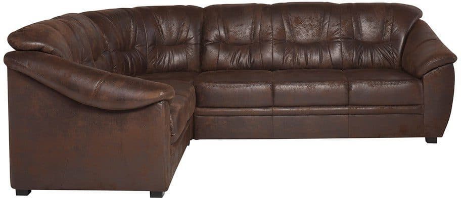 Home affaire Ecksofa Savona L-Form | Braun