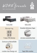 Jockenhöfer Gruppe Boxspringbett Diva | Grau 4
