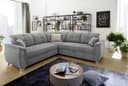 Jockenhöfer Gruppe Ecksofa Udine L-Form | Grau