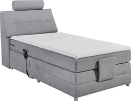 ED EXCITING DESIGN Boxspringbett Palermo | Grau