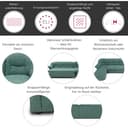 DOMO collection Ecksofa Sarafina | Terrakotta 3