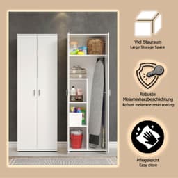 Home affaire Mehrzweckschrank Jersey | Weiß