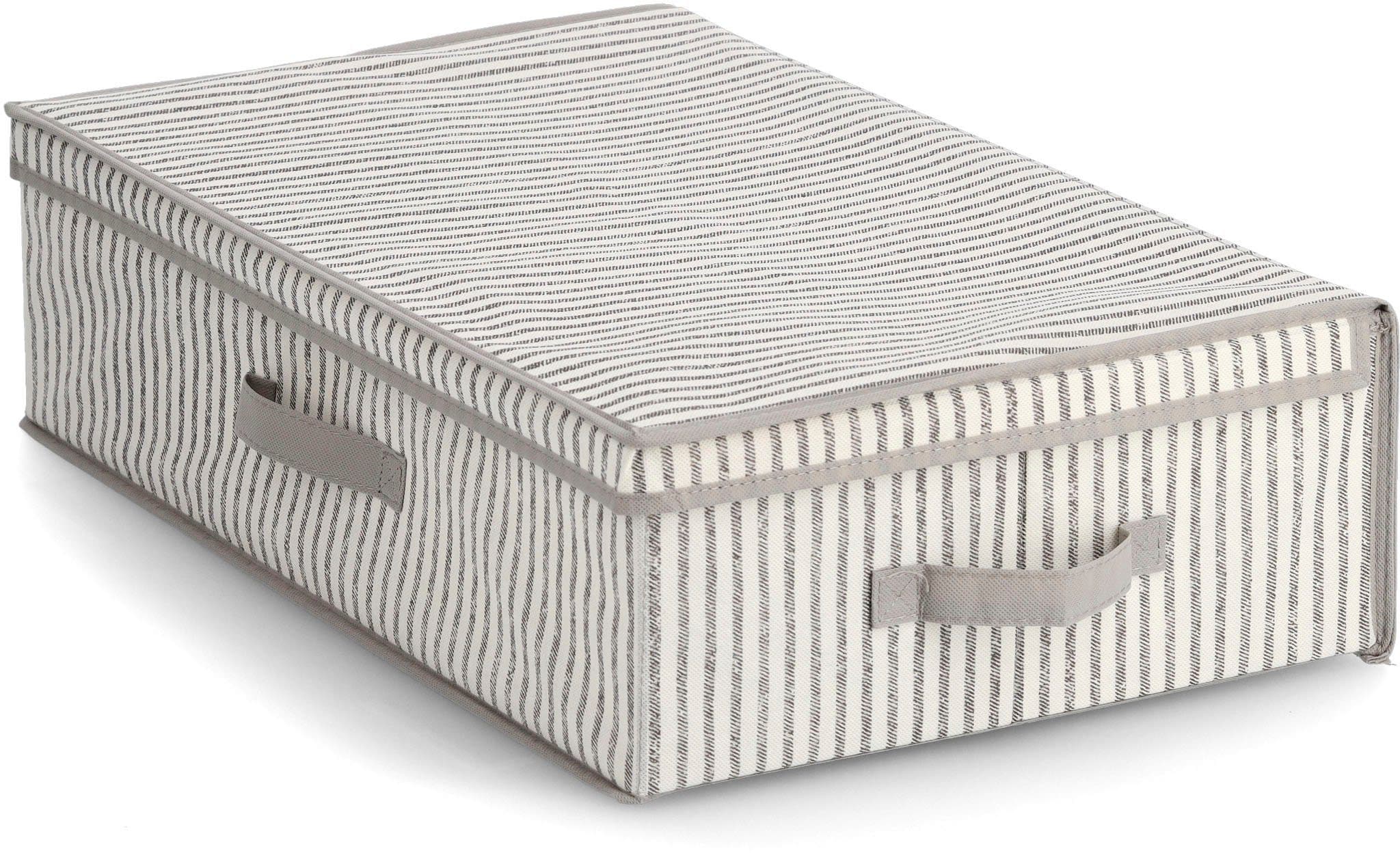 Zeller Present Aufbewahrungsbox Stripes | Beige
