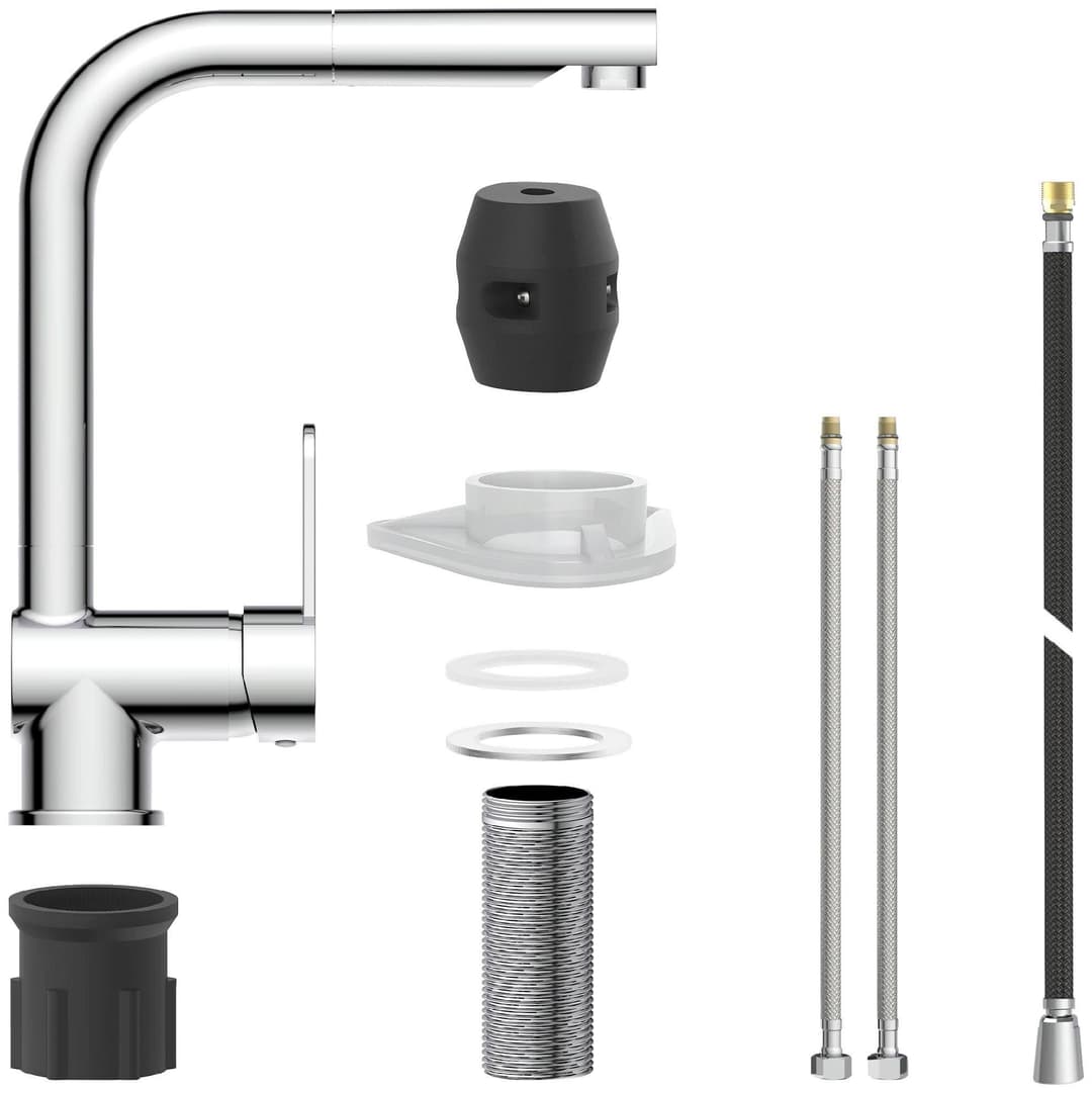 Schütte LONDON Spültischarmatur | Silber
