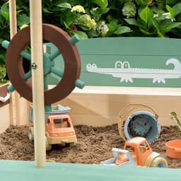 MUDDY BUDDY® Sandkasten Jungle King | Holztöne