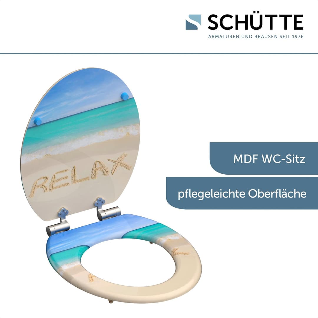 Schütte WC-Sitz Relax | Mehrfarbig