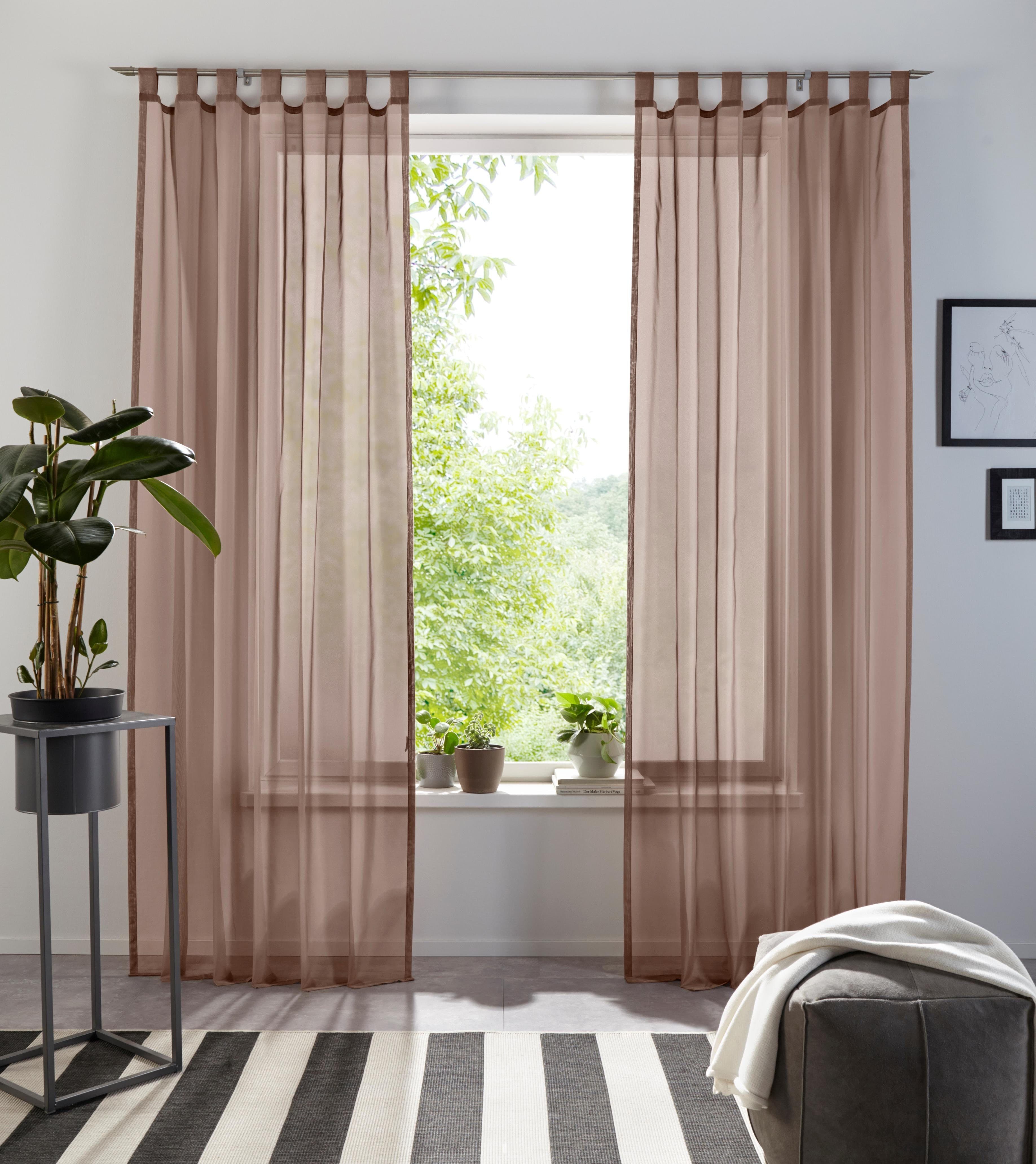 OTTO home Gardine XANA | Braun