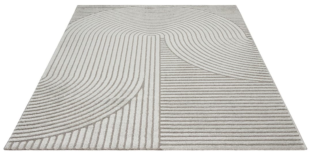 the carpet Teppich Everest | Grau