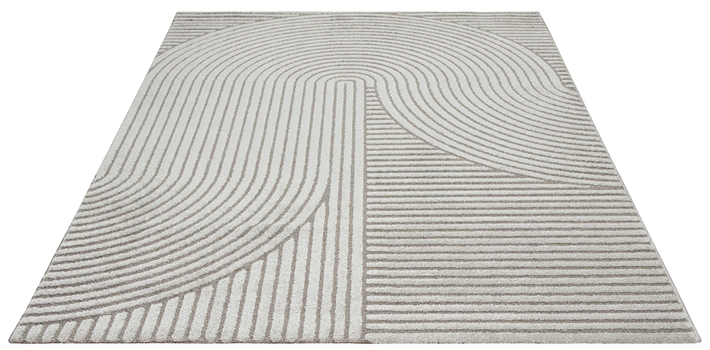 the carpet Teppich Everest | Grau