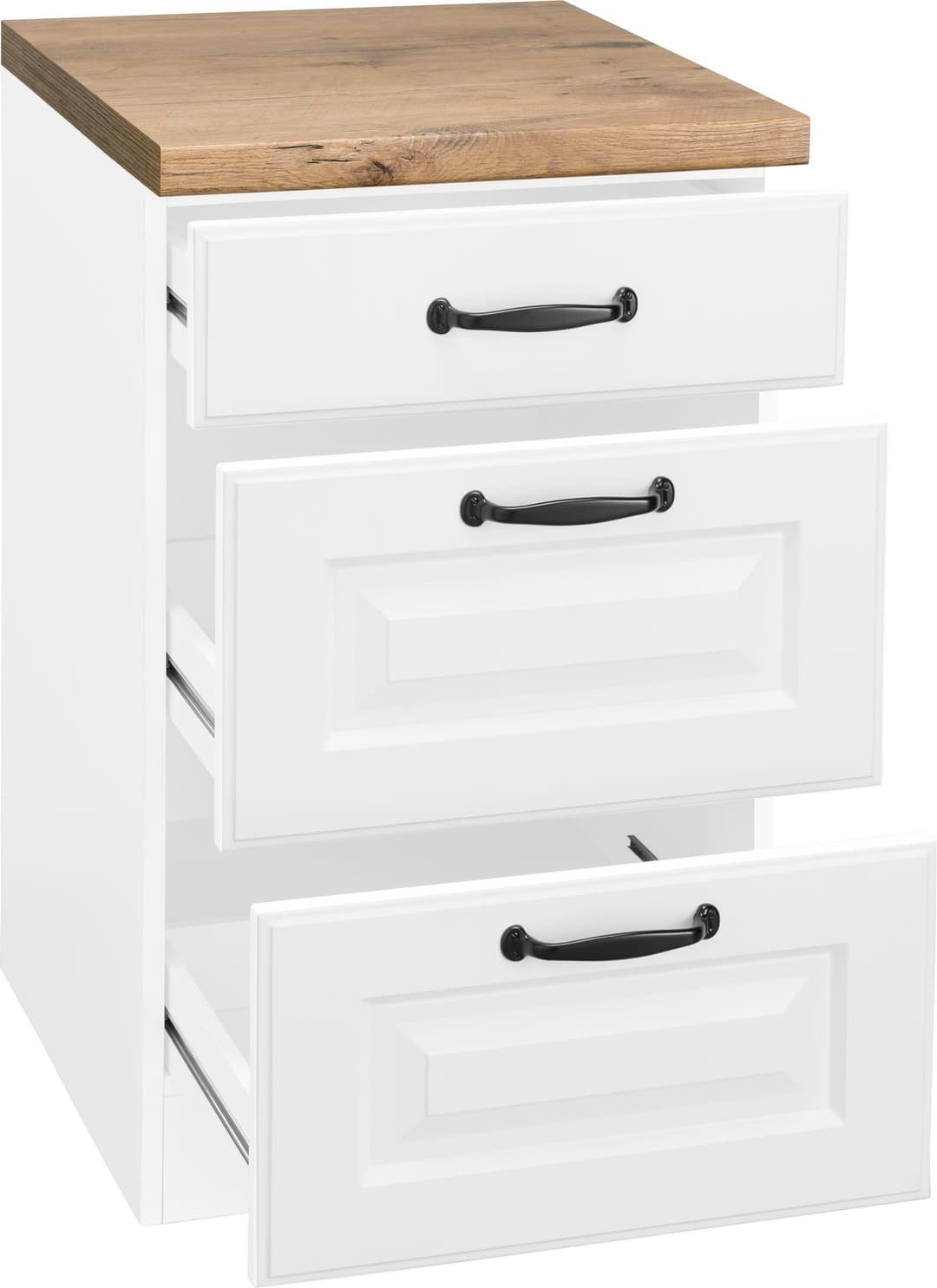 wiho Küchen Unterschrank Erla | Weiß
