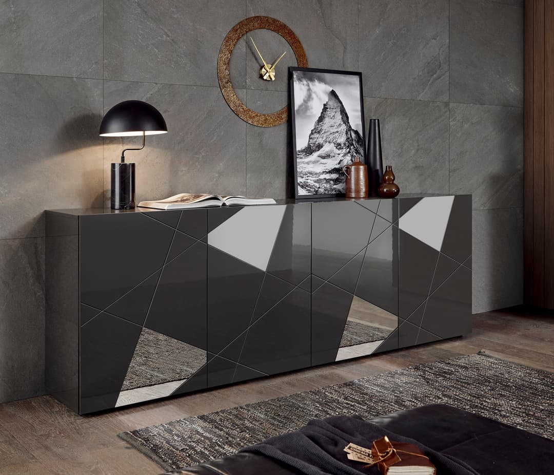 Home affaire Sideboard Vittoria | Schwarz