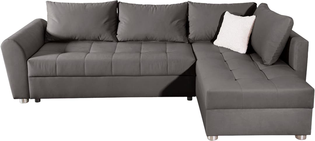 COLLECTION AB Ecksofa Jana XL L-Form | Grau