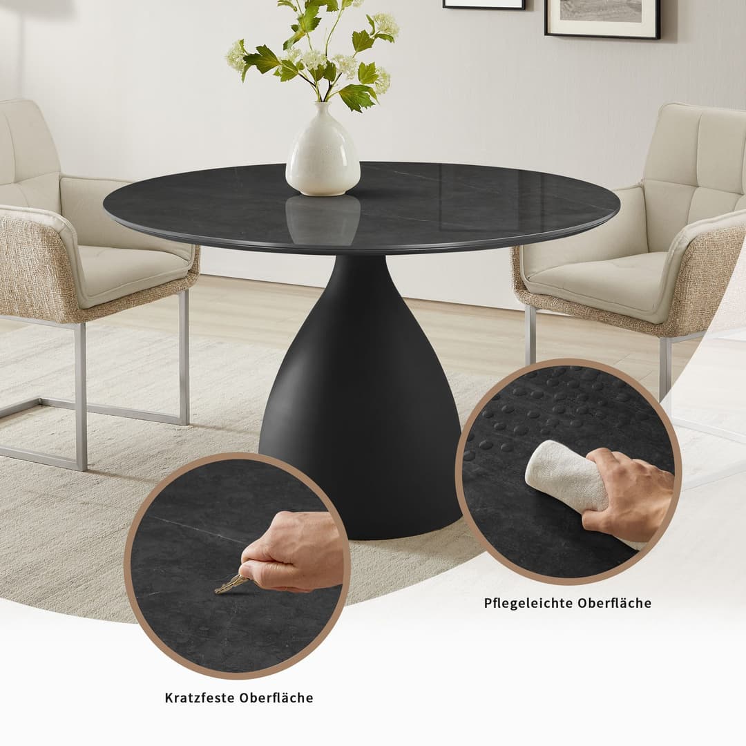 OTTO home Esstisch Lealux | Schwarz