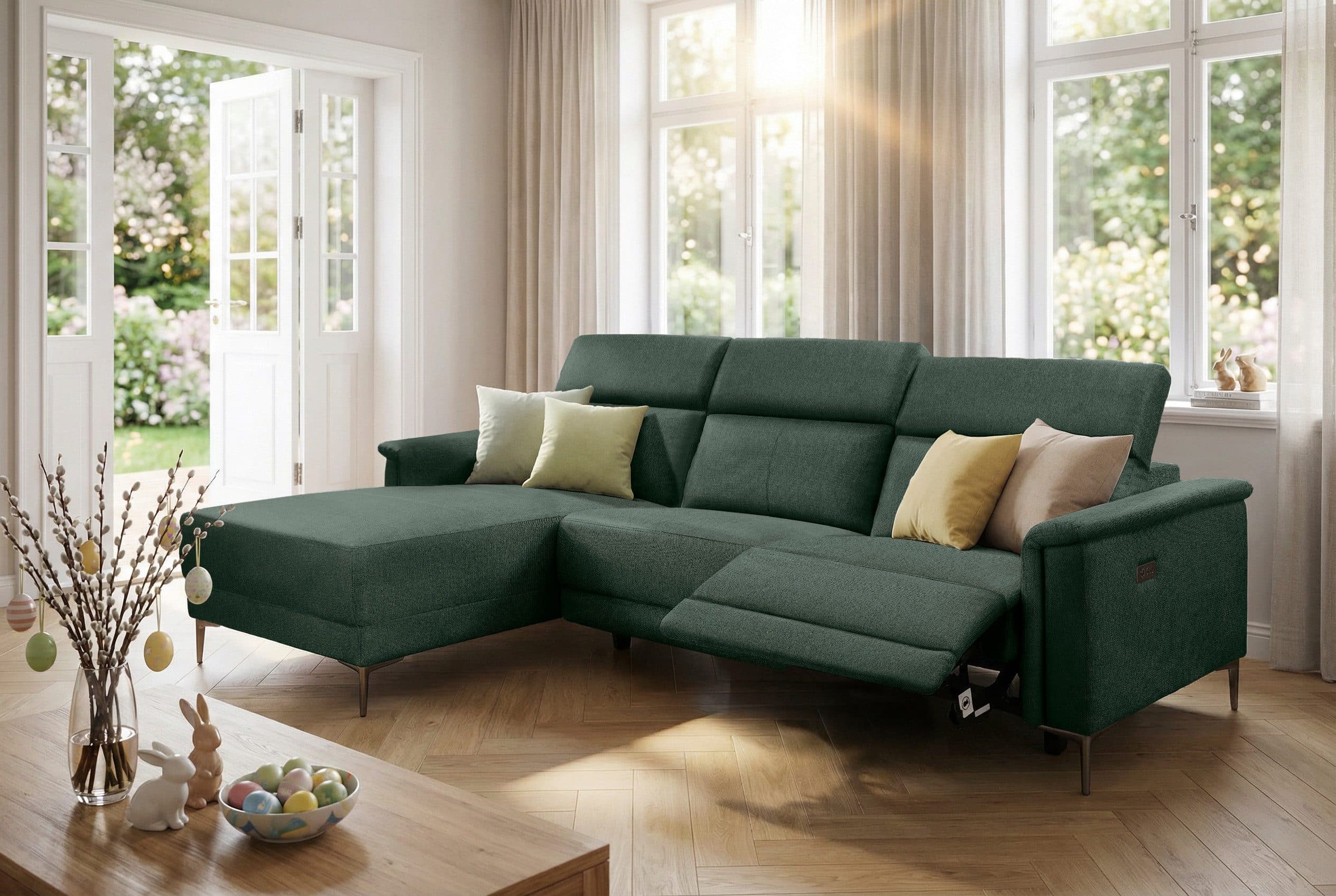 OTTO home Ecksofa LUND | Grün
