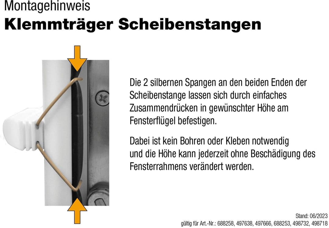 GARESA Scheibenstange | Gold