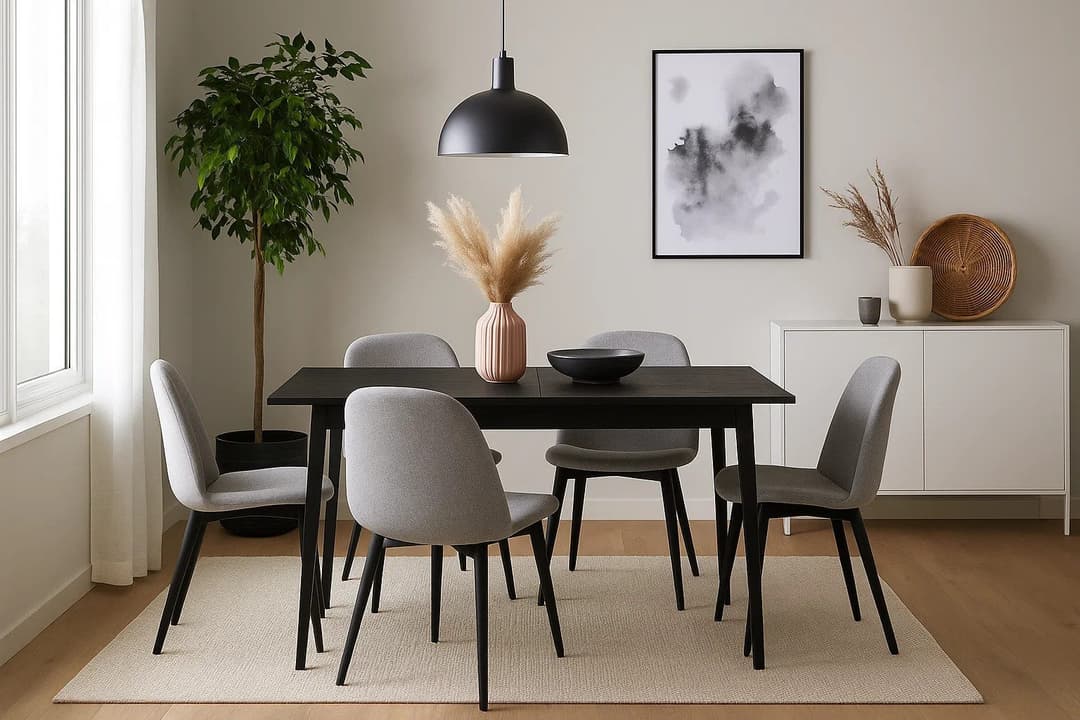 Home affaire Esstisch BELLOT | Schwarz
