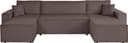 OTTO home Wohnlandschaft CASSI L-Form | Braun