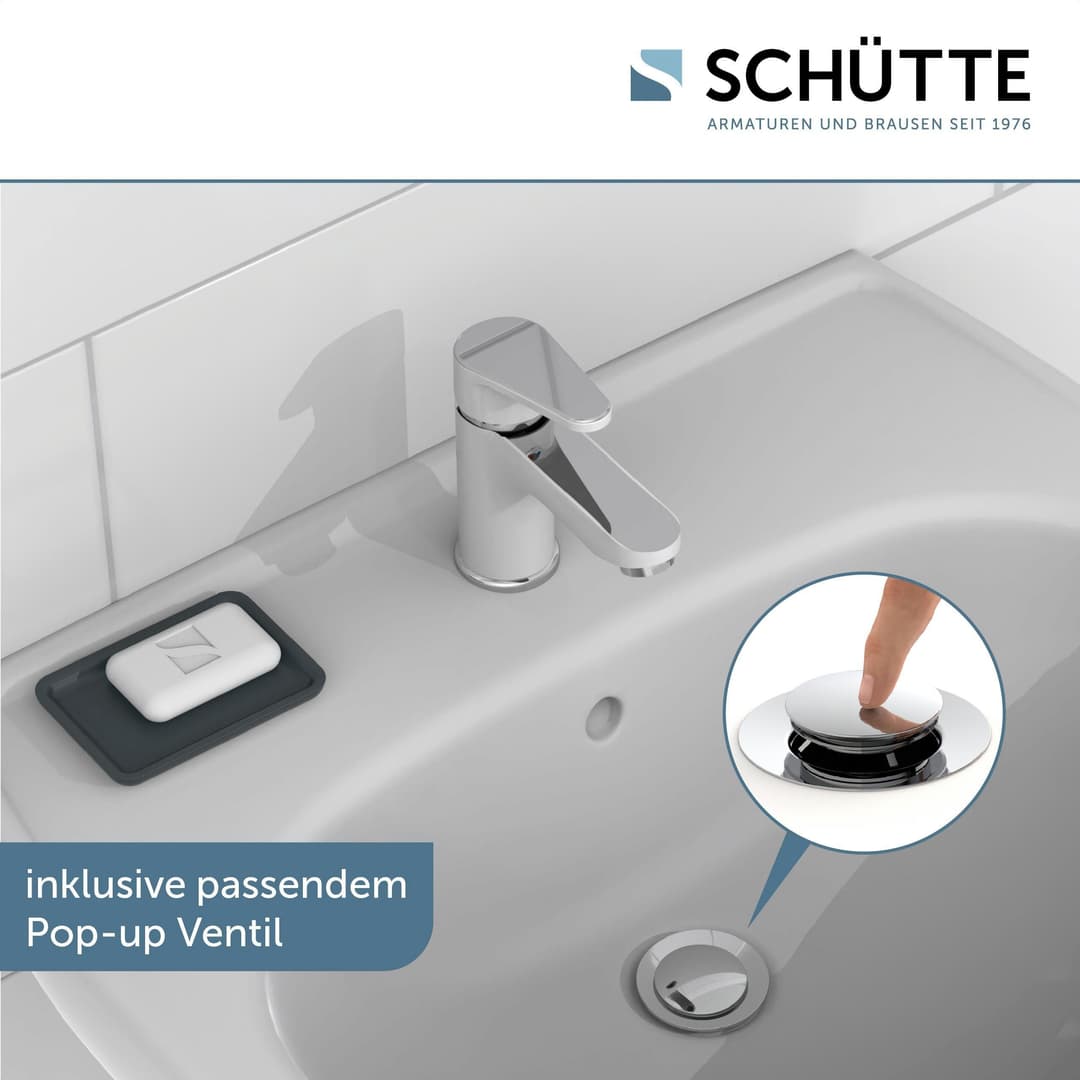 Schütte ALASKA Waschtischarmatur | Weiß