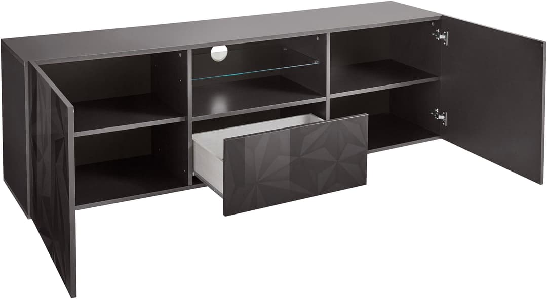 Home affaire Lowboard Prisma | Schwarz