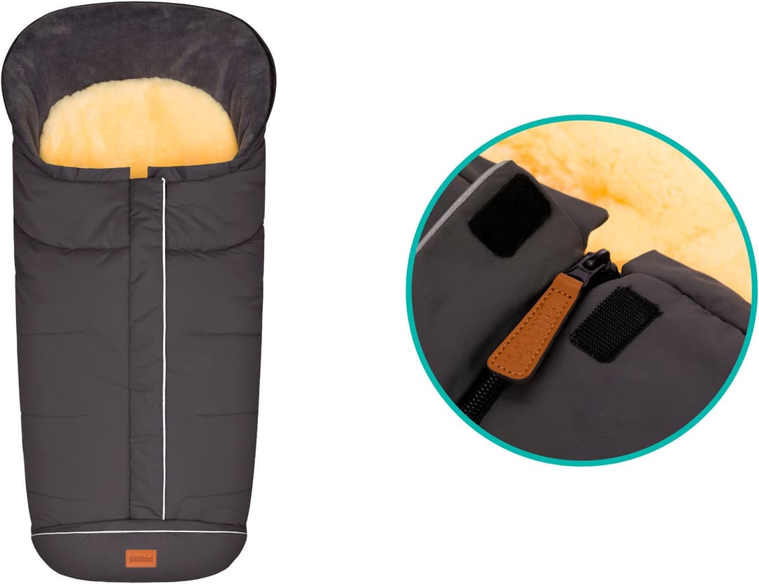 Fillikid Fußsack Nanga | Grau
