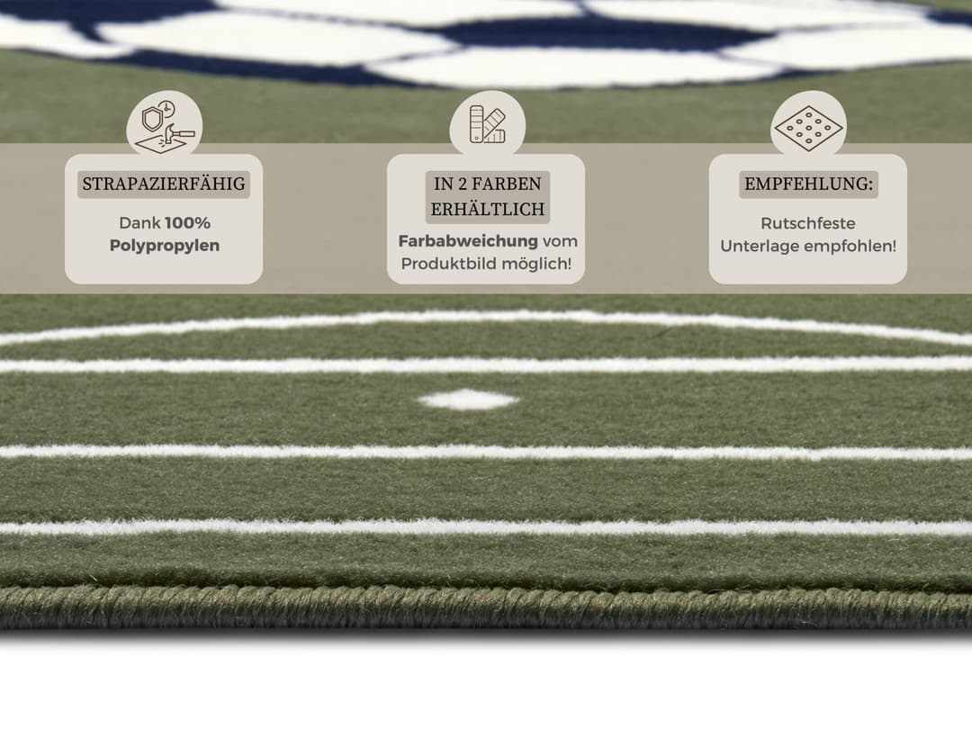 HANSE Home Teppich Estadio | Grün