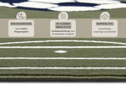 HANSE Home Teppich Estadio | Grün