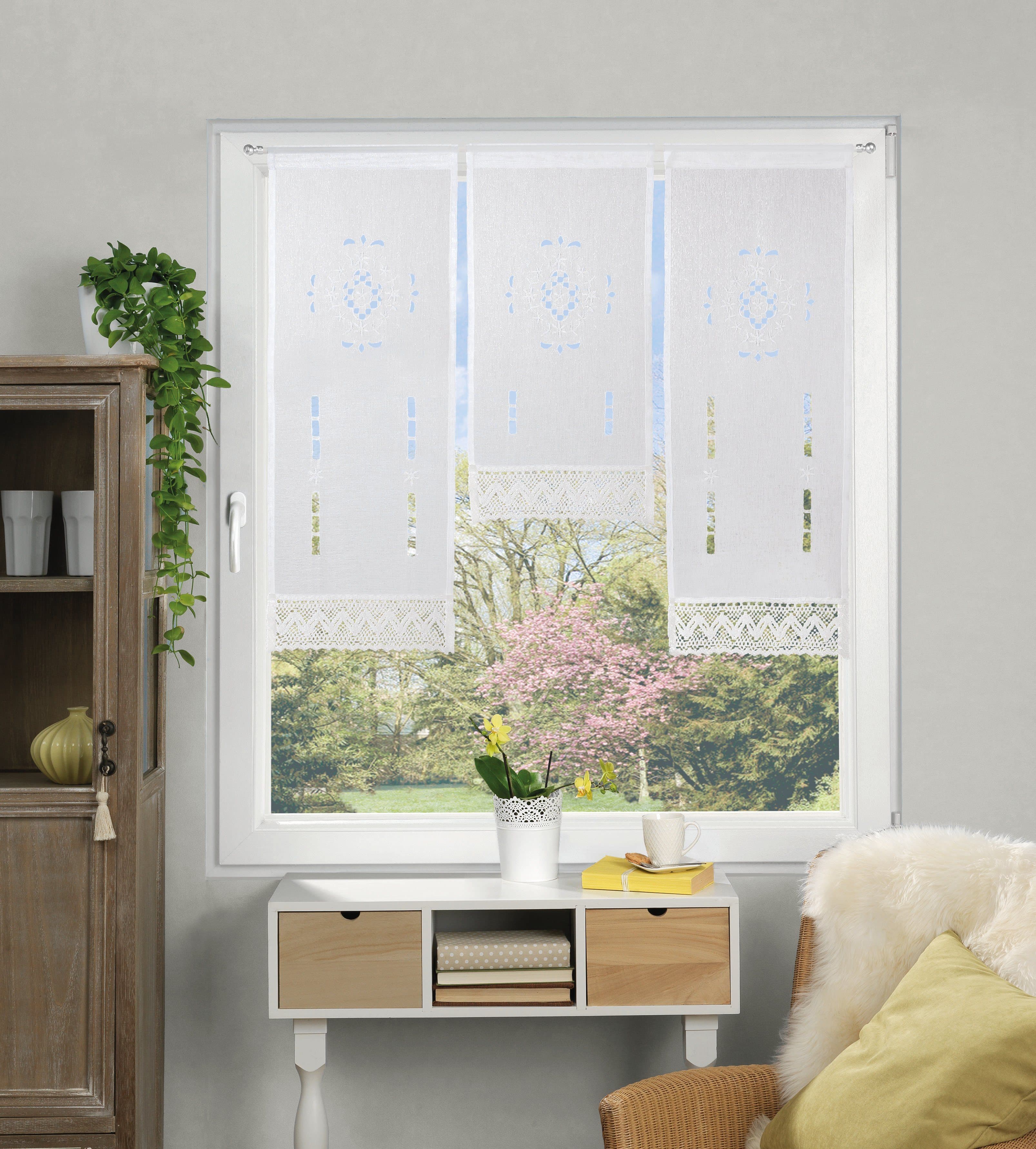 HOME WOHNIDEEN Vorhang ALEGRA | Weiß