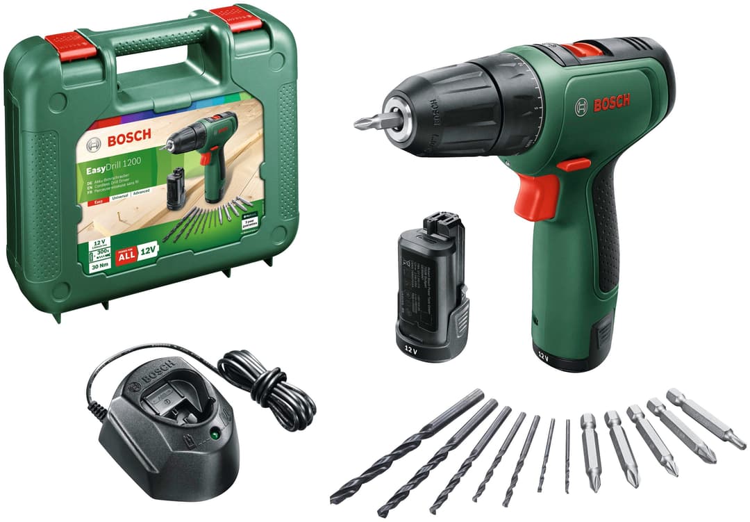 Bosch Home & Garden EasyDrill 1200 Akku-Schrauber | Grün