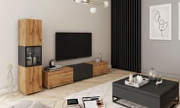 Home affaire Wohnwand BERLIN I | Holztöne