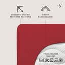 Schlafgut Spannbettlaken Basic Cotton | Rot 3