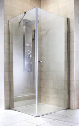 welltime Eckdusche Florenz | Transparent