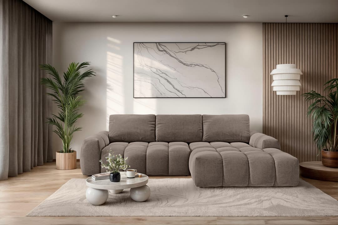 OTTO home Ecksofa AZITA | Braun