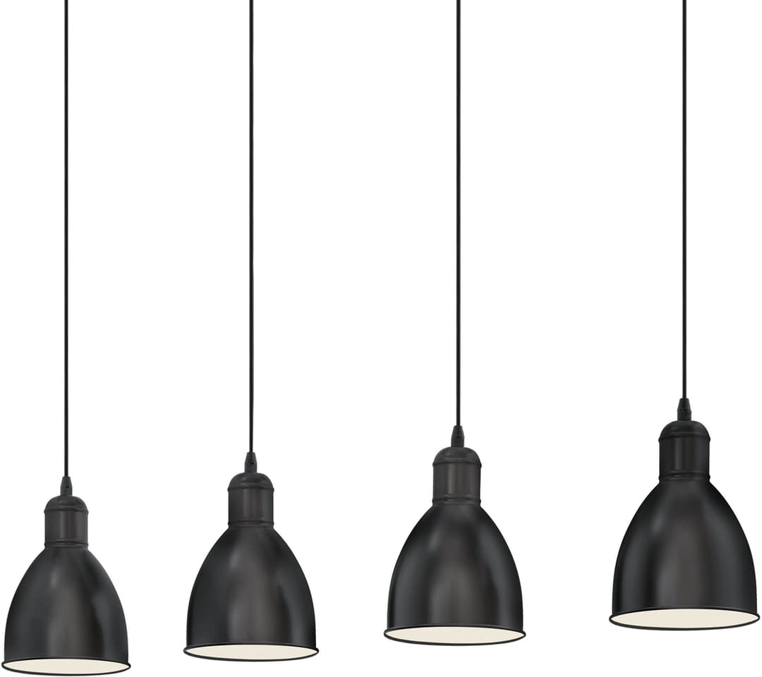 EGLO PRIDDY Pendelleuchte | Schwarz