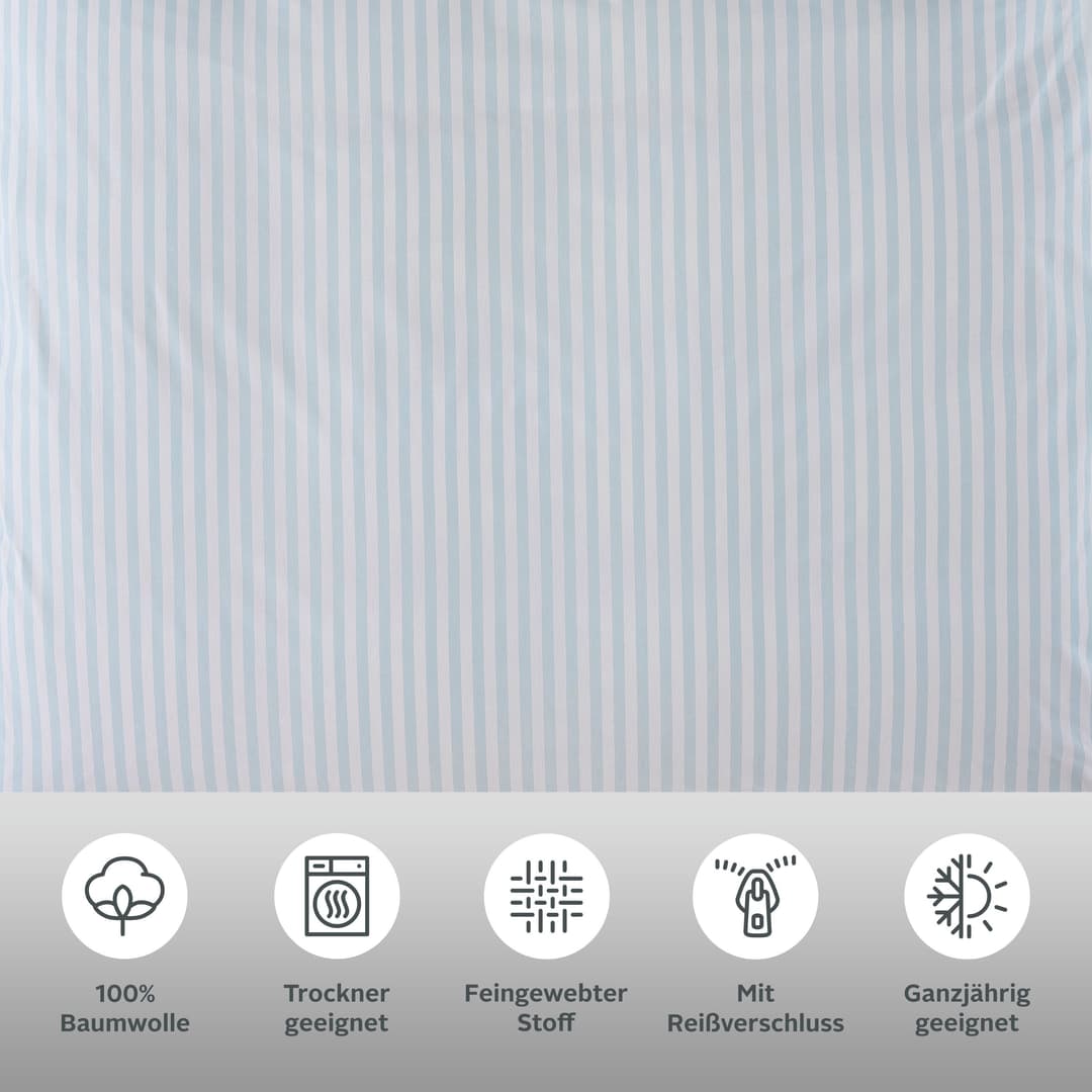 LeGer Home by Lena Gercke Bettwäsche Linnea | Blau