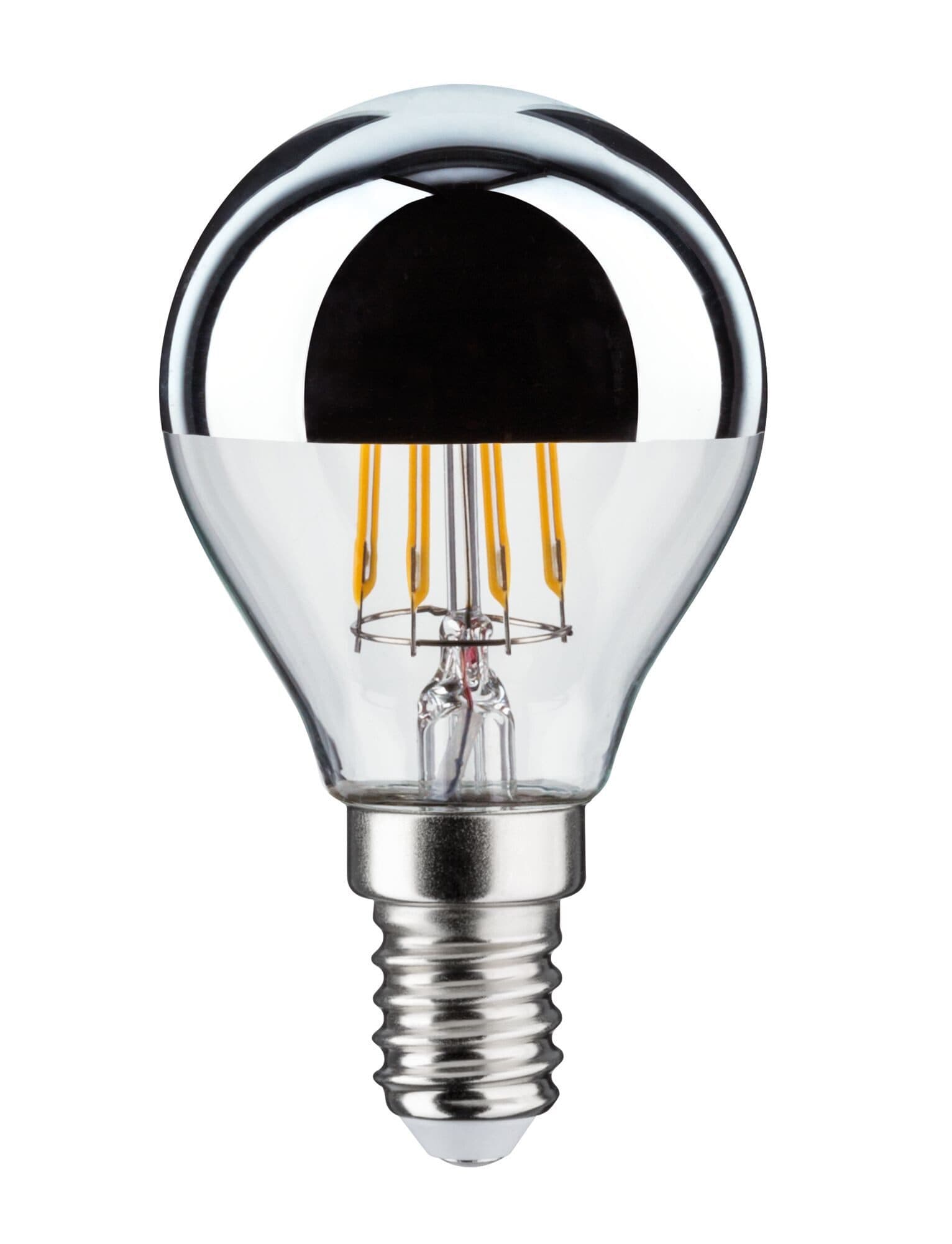 Paulmann LED-Leuchtmittel Tropfen Kopfspiegel | Silber
