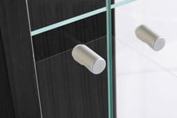 fif möbel Vitrine OPTIMA | Schwarz