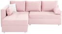 Home affaire Ecksofa Italia L-Form | Rosa 5