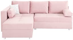 Home affaire Ecksofa Italia L-Form | Rosa