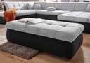 DOMO collection Polsterhocker Moric | Schwarz
