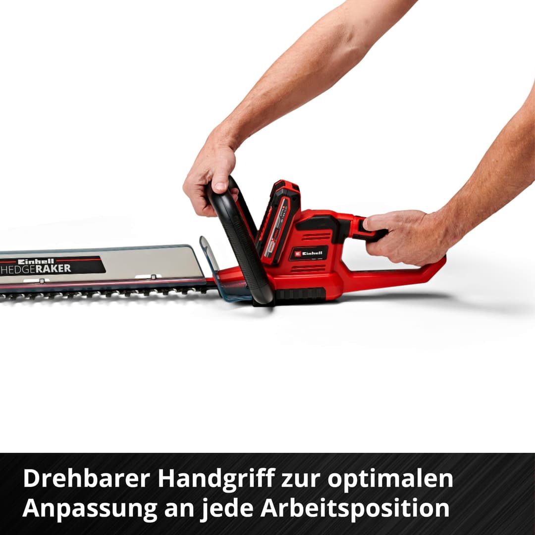 Einhell Akku-Heckenschere GE-CH 18/60 Solo | Rot