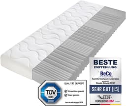 Komfortschaummatratze Double Deluxe 20 | Weiß