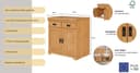 OTTO home Spülenschrank Rügen | Holztöne 3