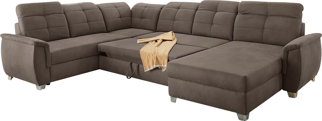 Jockenhöfer Gruppe Wohnlandschaft Livorno U-Form | Braun