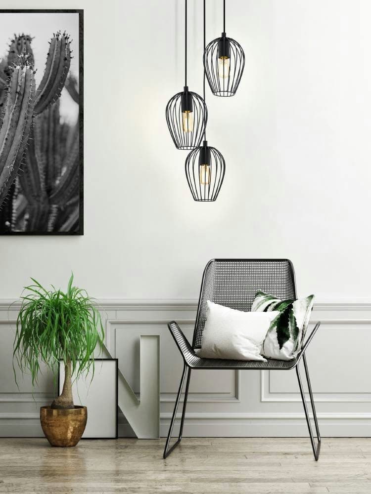 EGLO NEWTOWN Pendelleuchte | Schwarz