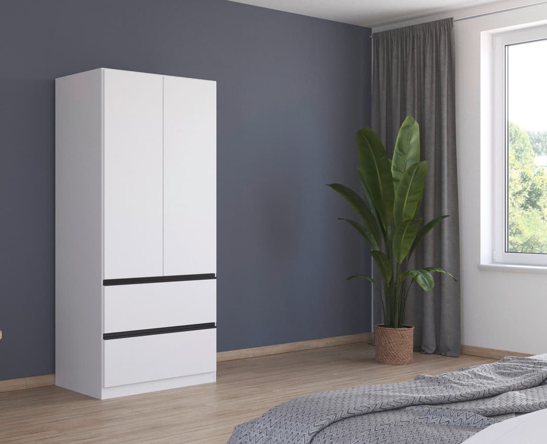 rauch COSTA Drehtürenschrank | Weiß